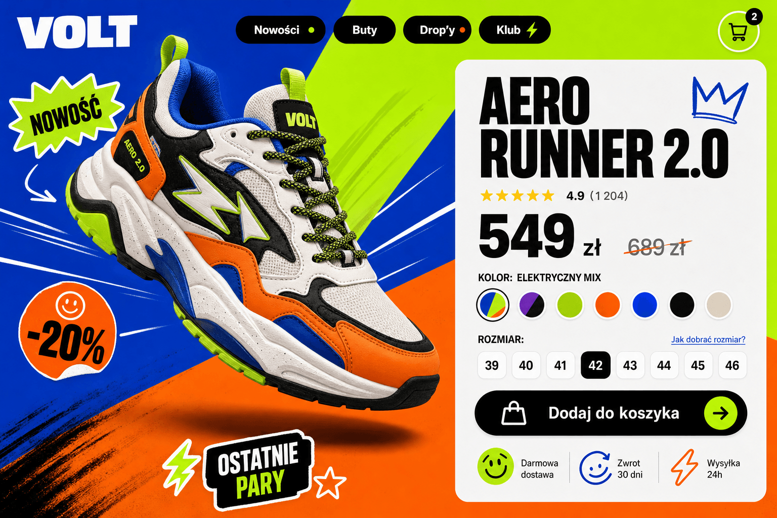 Sklep ze sneakersami
